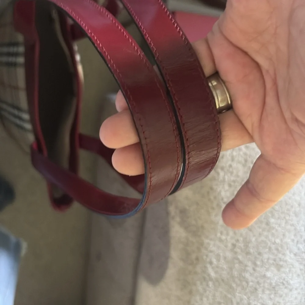 Burberry Haywood EUC Vintage Bucket Monogram Plaid Women's Tote - Picture 9 of 11